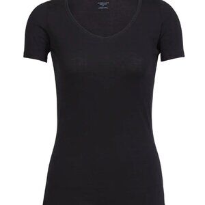 Icebreaker Merino 150 Siren Short Sleeve Sweetheart - Black